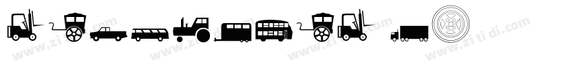 transport h字体转换